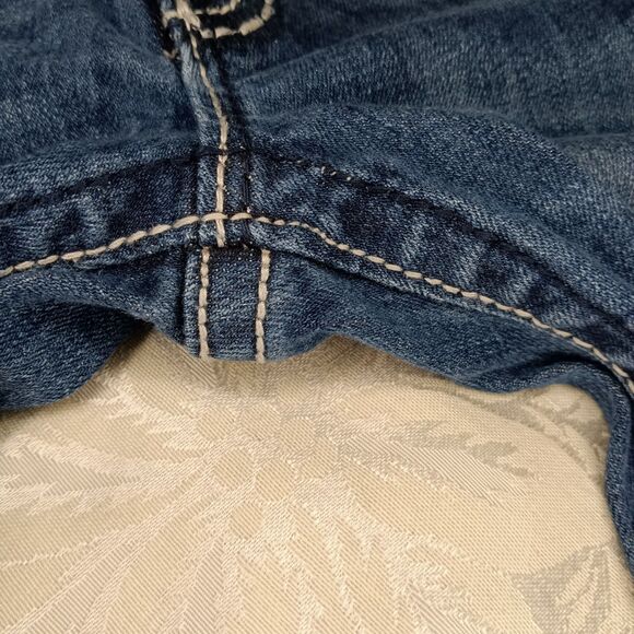 Miss Me Jeans Womens 26 Lowrise Bootcut Stretchy Distressed Embellished Y2K - Picture 5 of 12